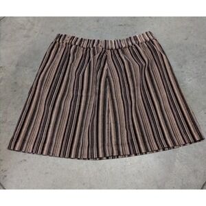 American Eagle Outfitters Women's Striped Elastic Waist Mini‎ Skirt Size M